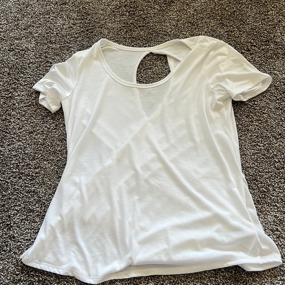 open back tee
